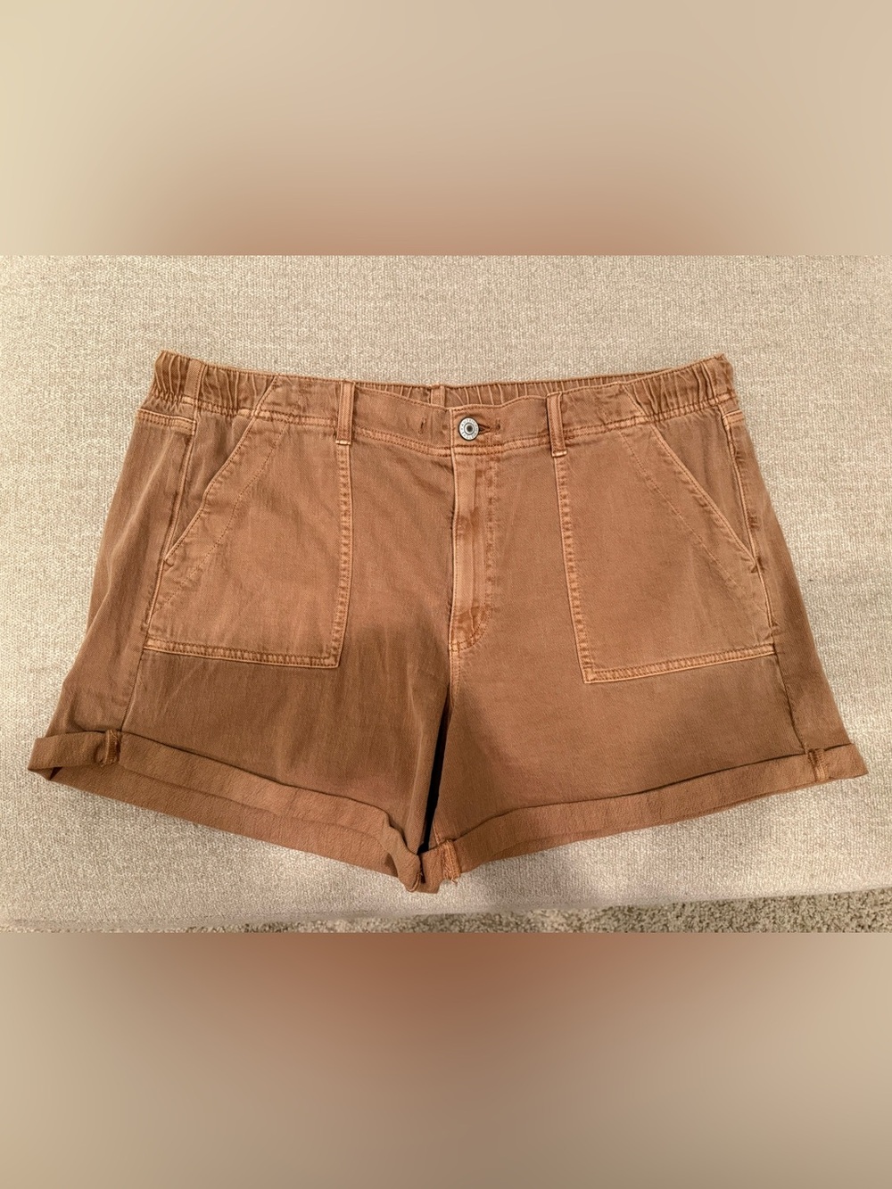 American Eagle linen/jean shorts